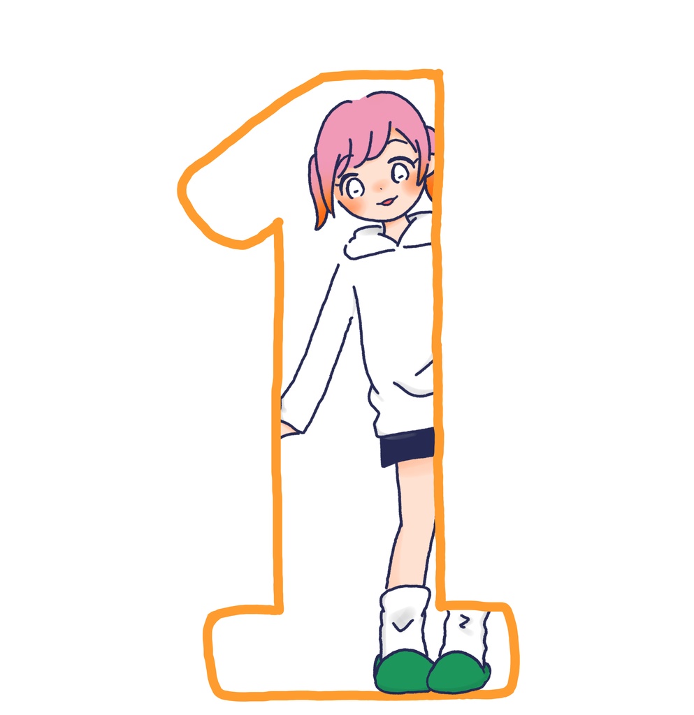 【パーカー】一周年ぴょんこ