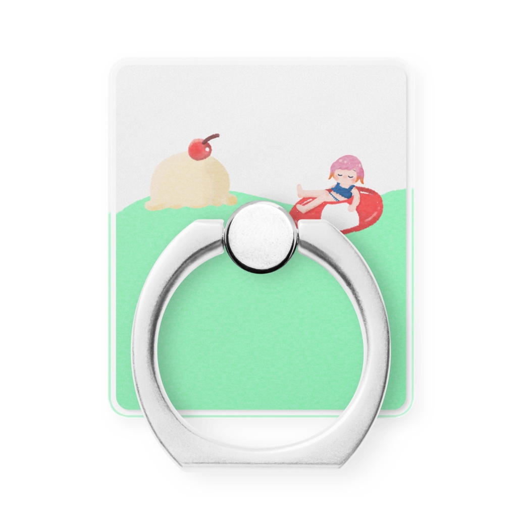 【スマホリング】ぷかぷかぴょんこ