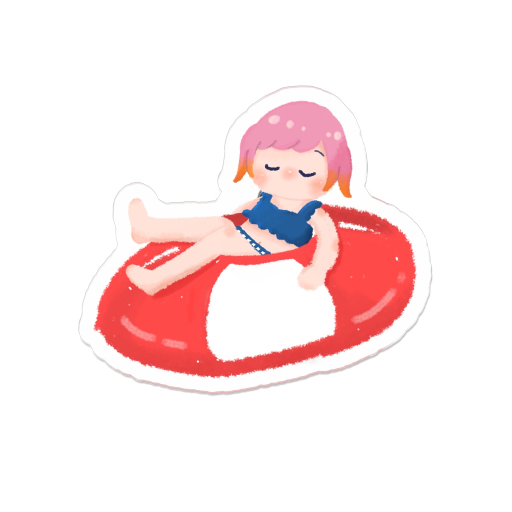【アクリルバッジ】ぷかぷかぴょんこ