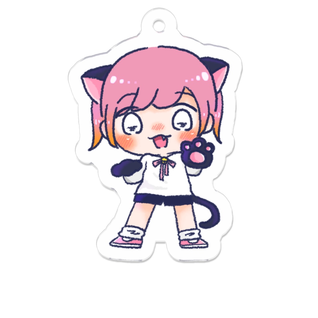 【アクキー】くろねこぴょんこ