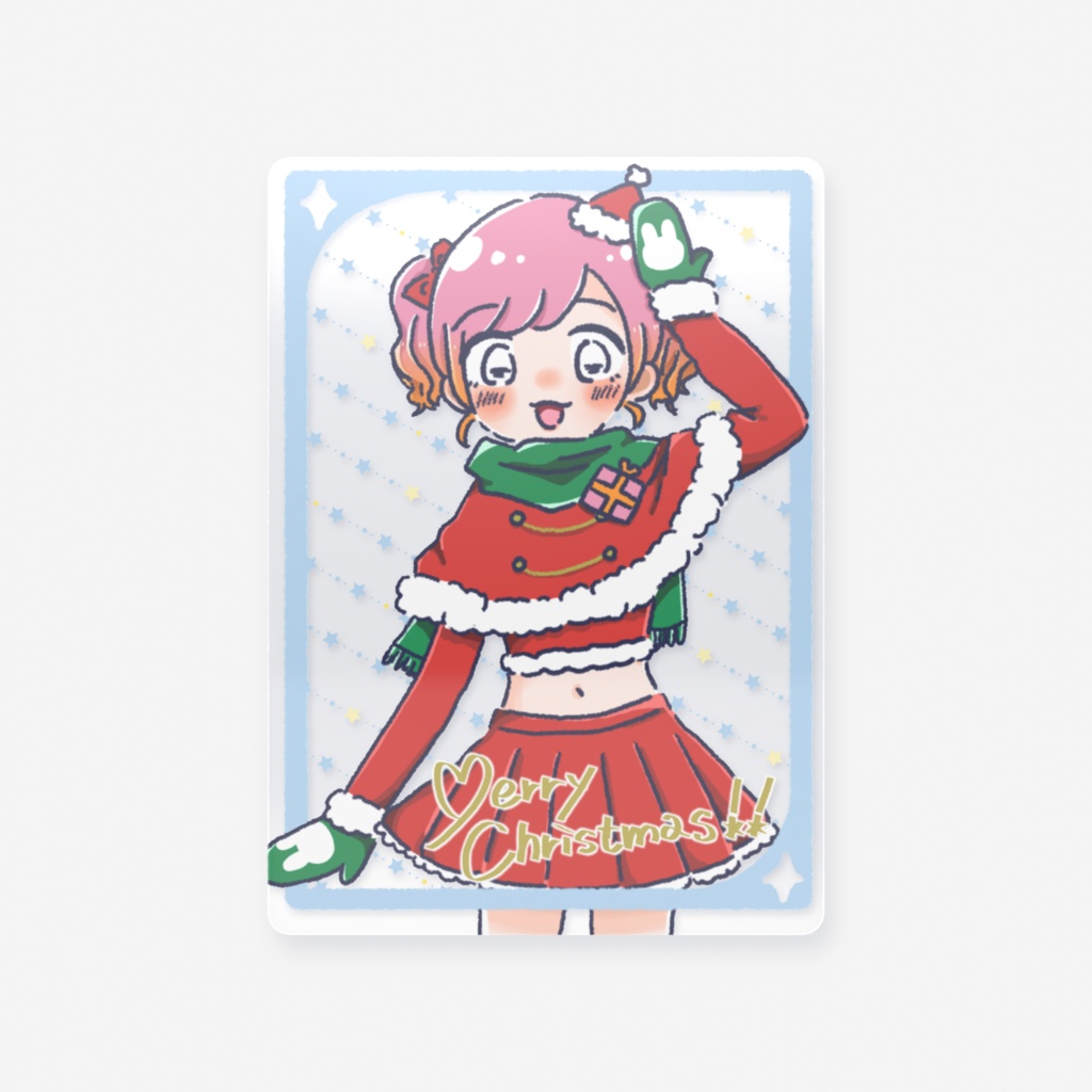 【クリアカード】クリスマスぴょんこ2025