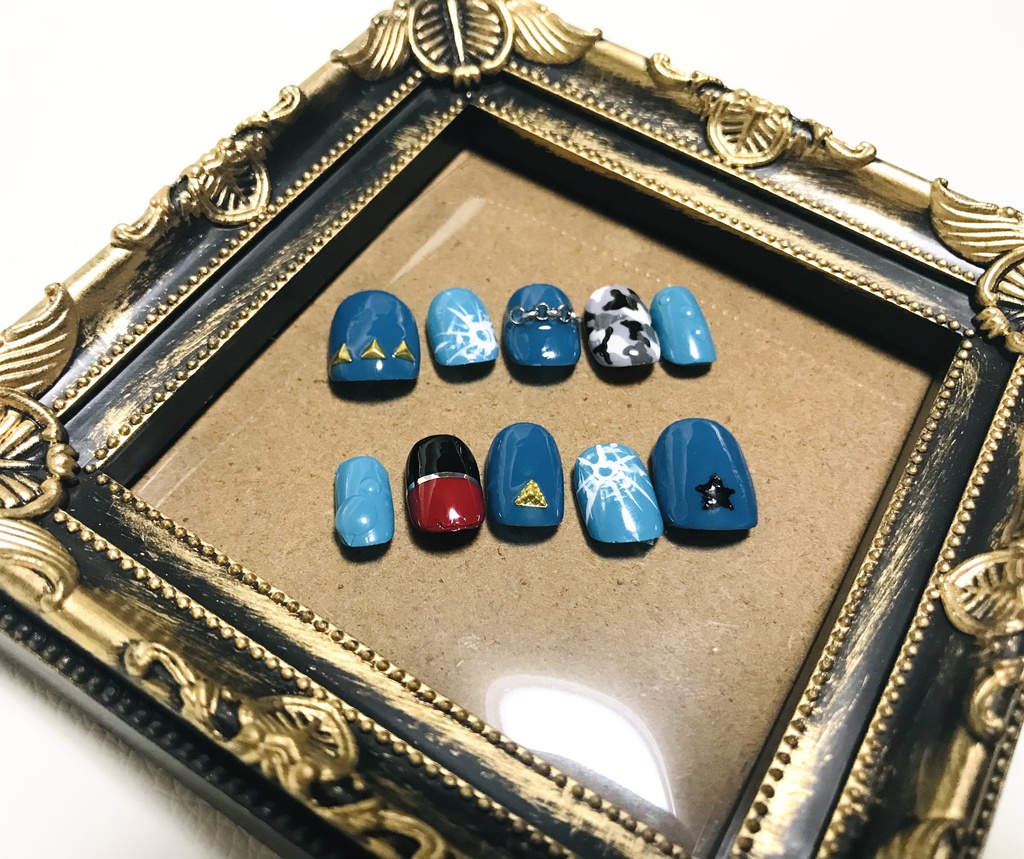 海軍風 ネイルチップ