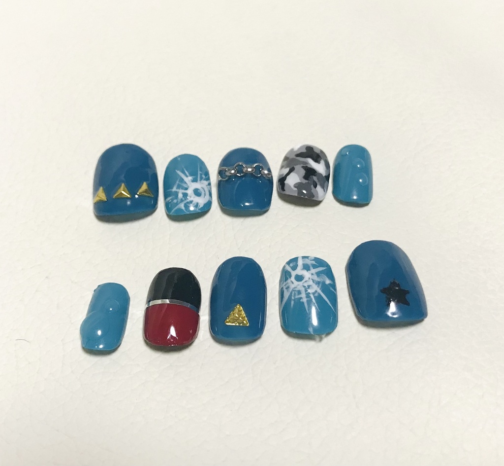 海軍風 ネイルチップ