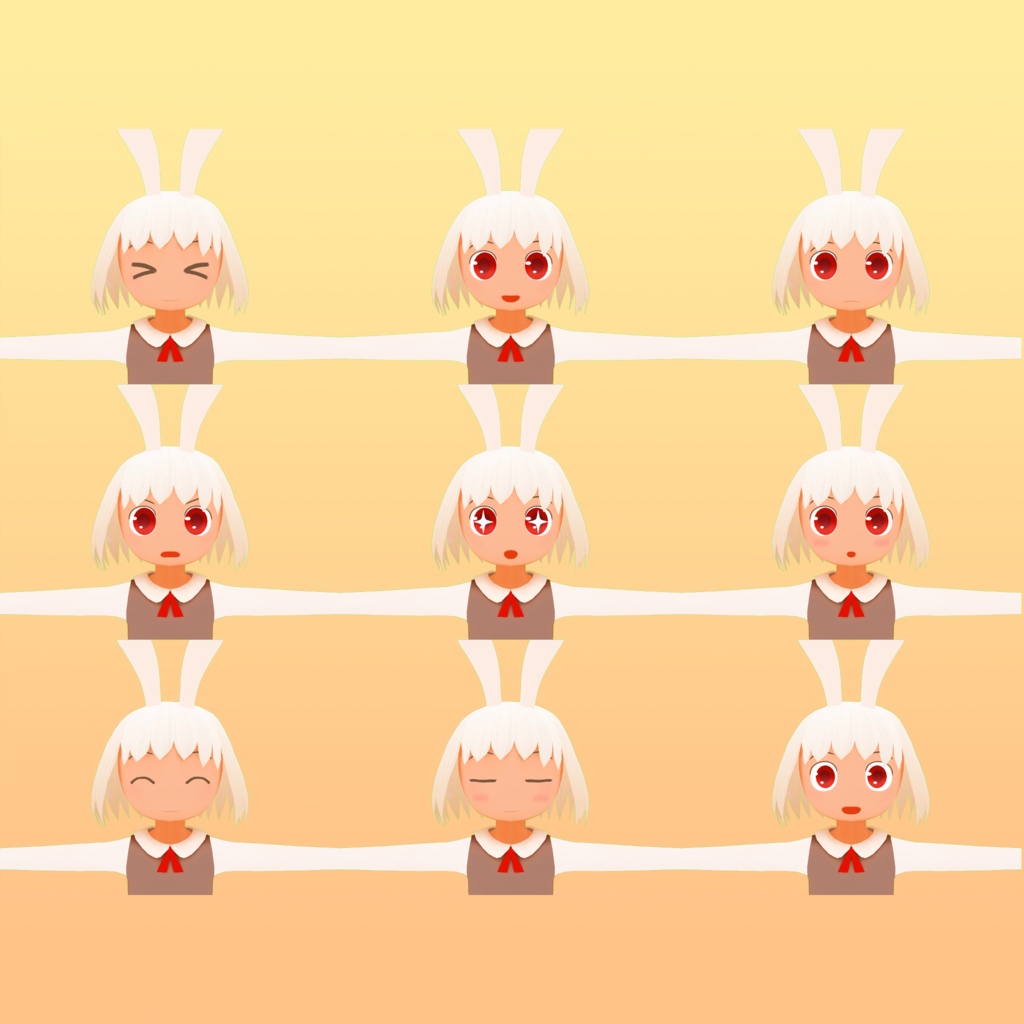 オリジナル3Dモデル「ロップ リマスターバージョン」