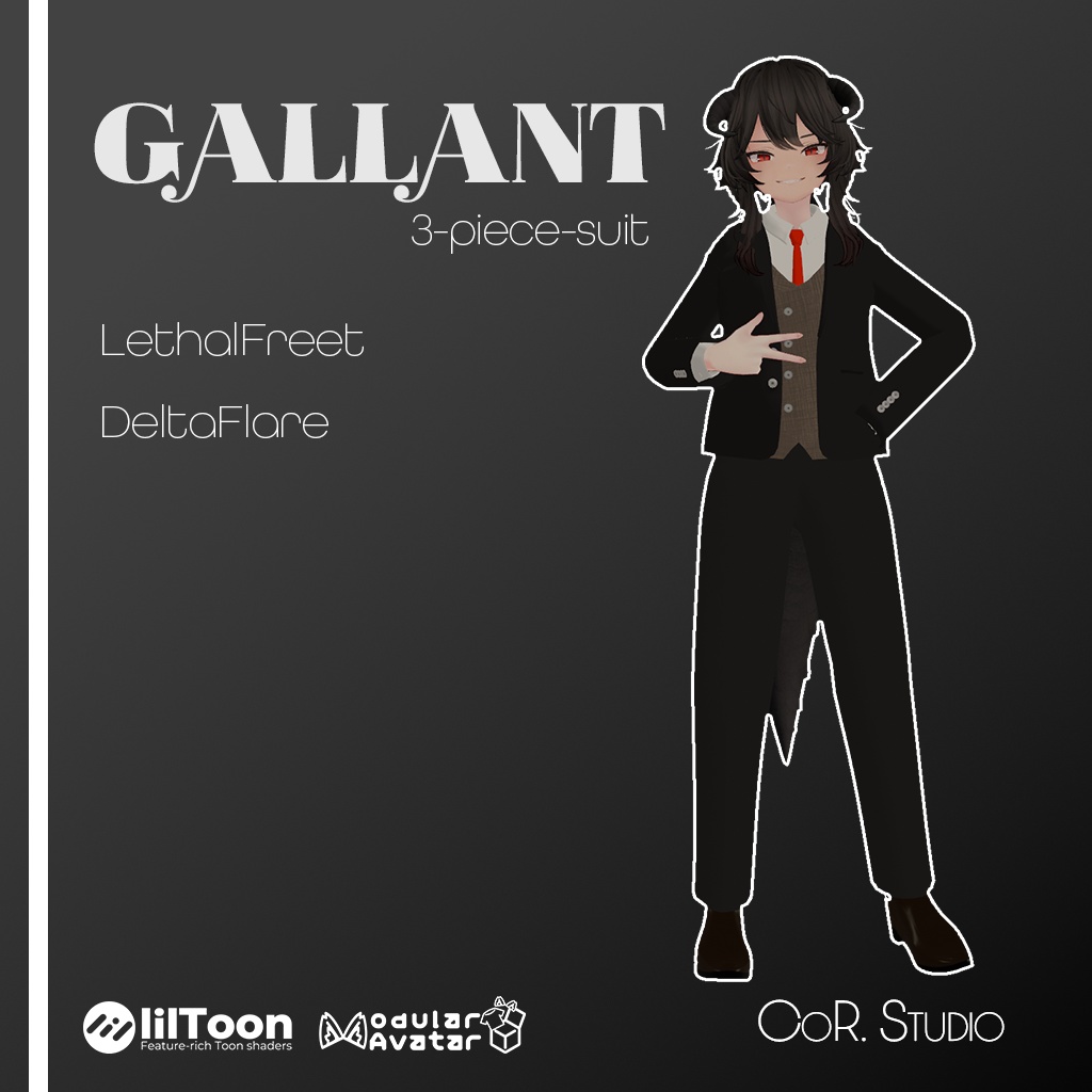 【WIP】【2アバター対応衣装】Gallant-Suit