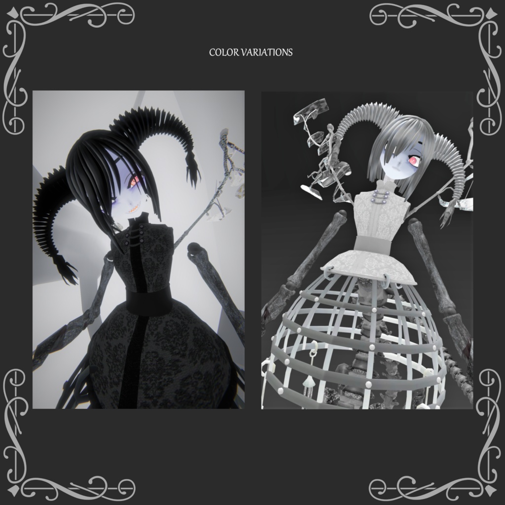 VRアバター「ゴシックドール ナラカ GOTHIC DOLL NARAKA」
