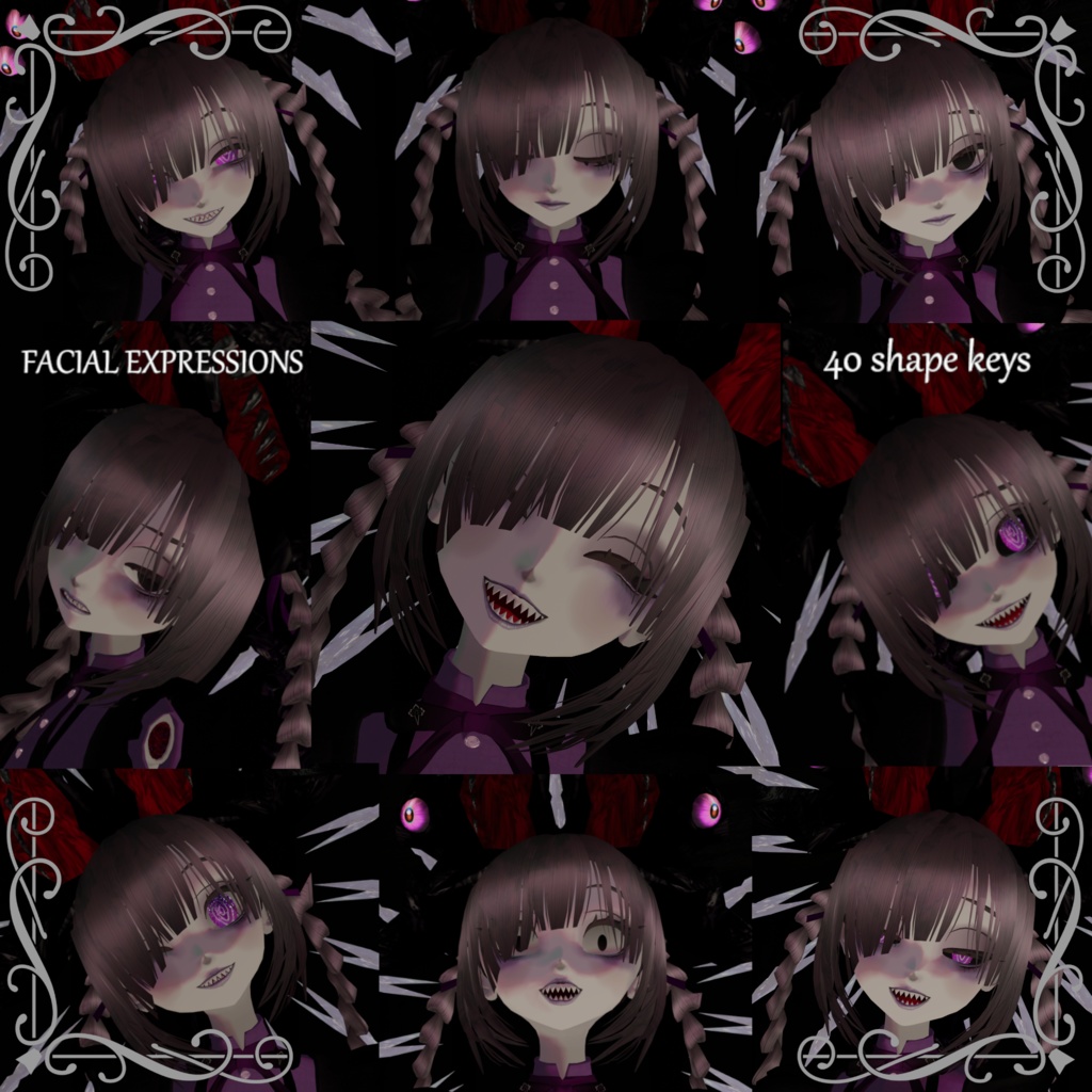 VRアバター「冥獣ユルルゥ Nether Locust YULRUE」