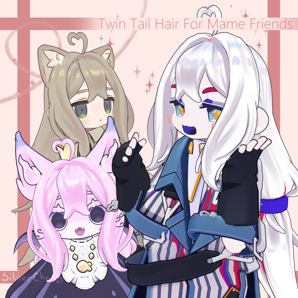 Twin Tail Hair For Mame Friends