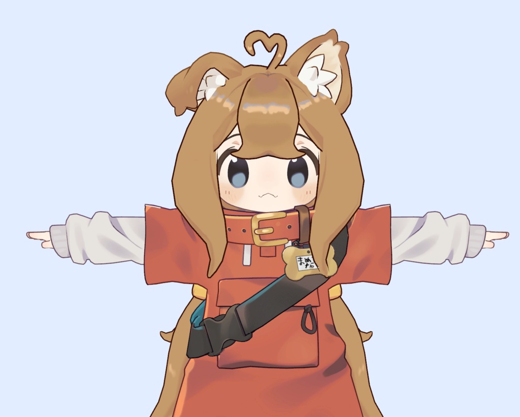 Mamehinata Twintail hair