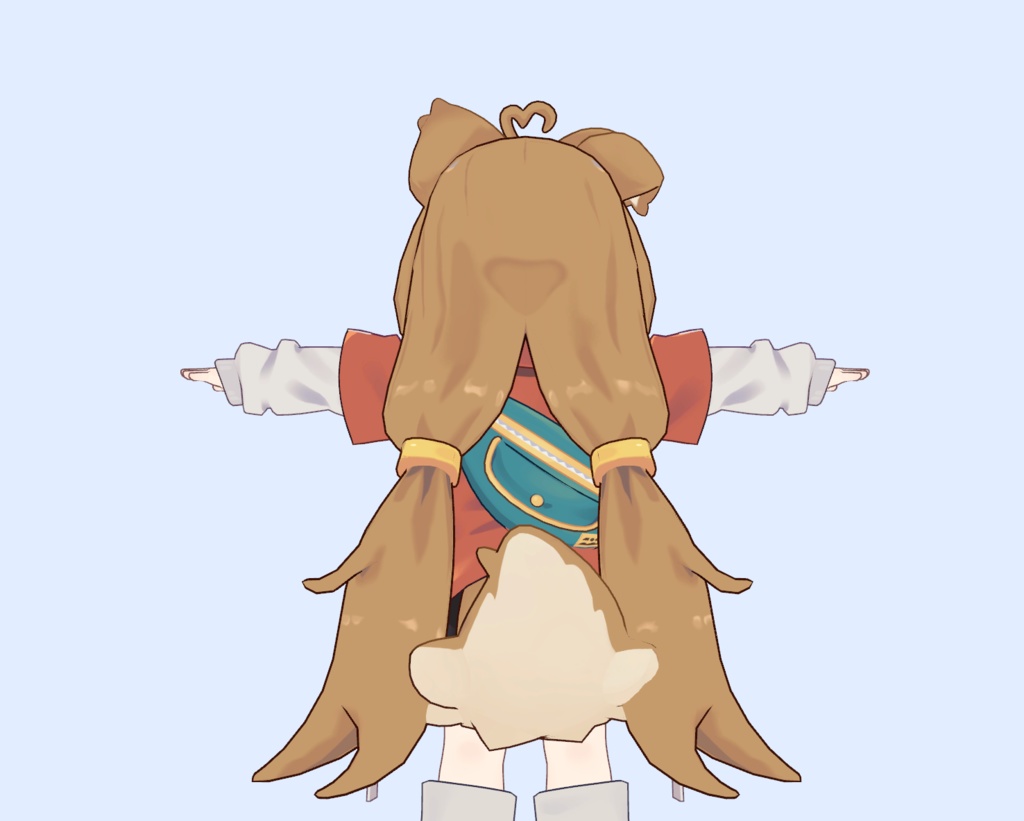 Mamehinata Twintail hair