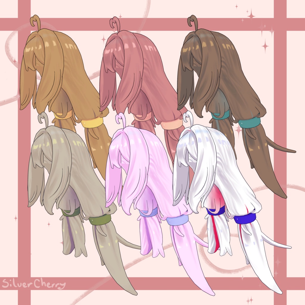Twin Tail Hair For Mame Friends