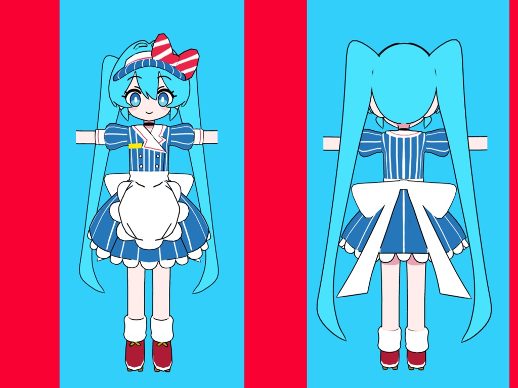 (Free VRChat Avatar) Mesmerizer Miku - silvercherry - BOOTH