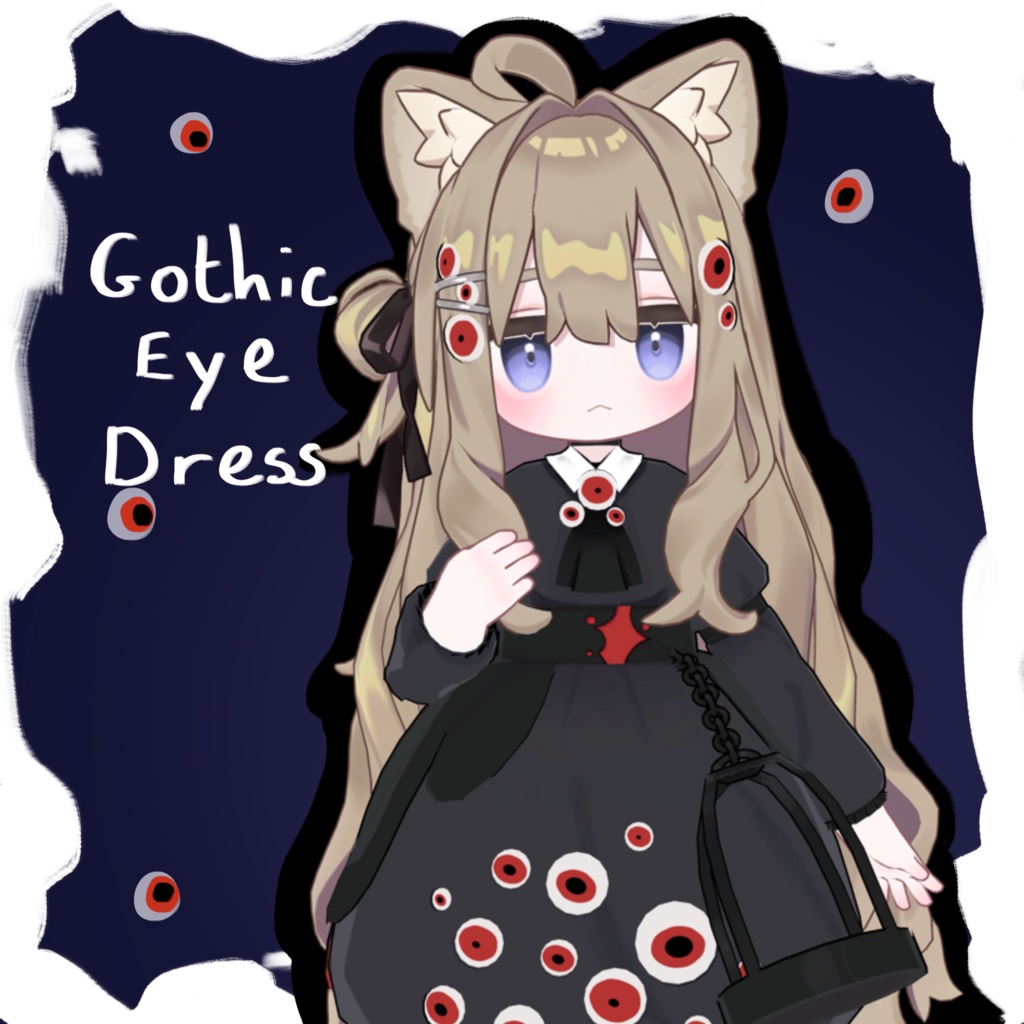 Gothic Eye Dress For Mame Friends