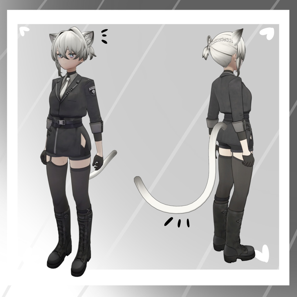 Animated Ear and Tail for Tell