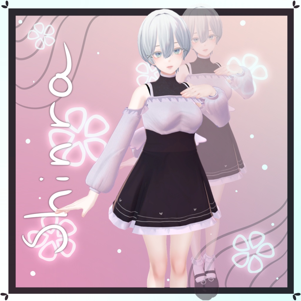 Angel Jirai Outfit for 7 avatars