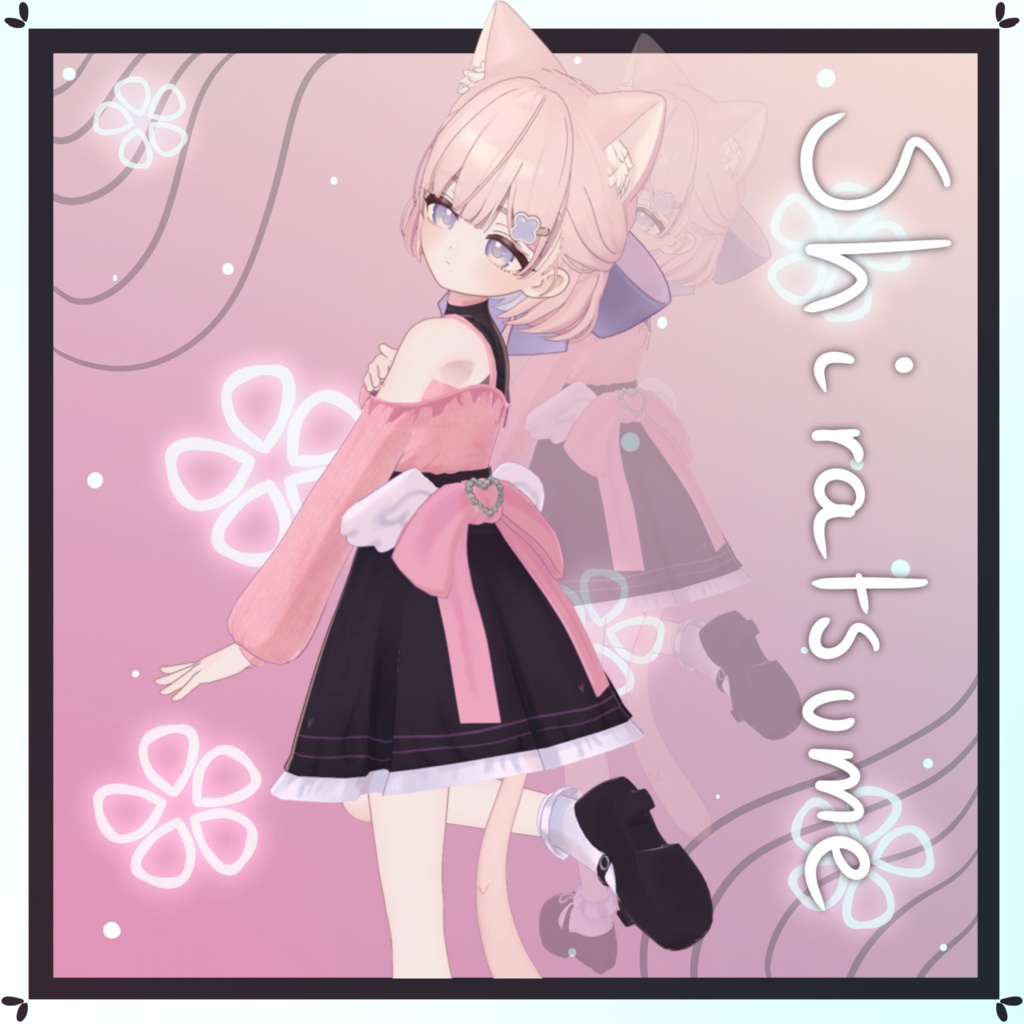 Angel Jirai Outfit for 7 avatars