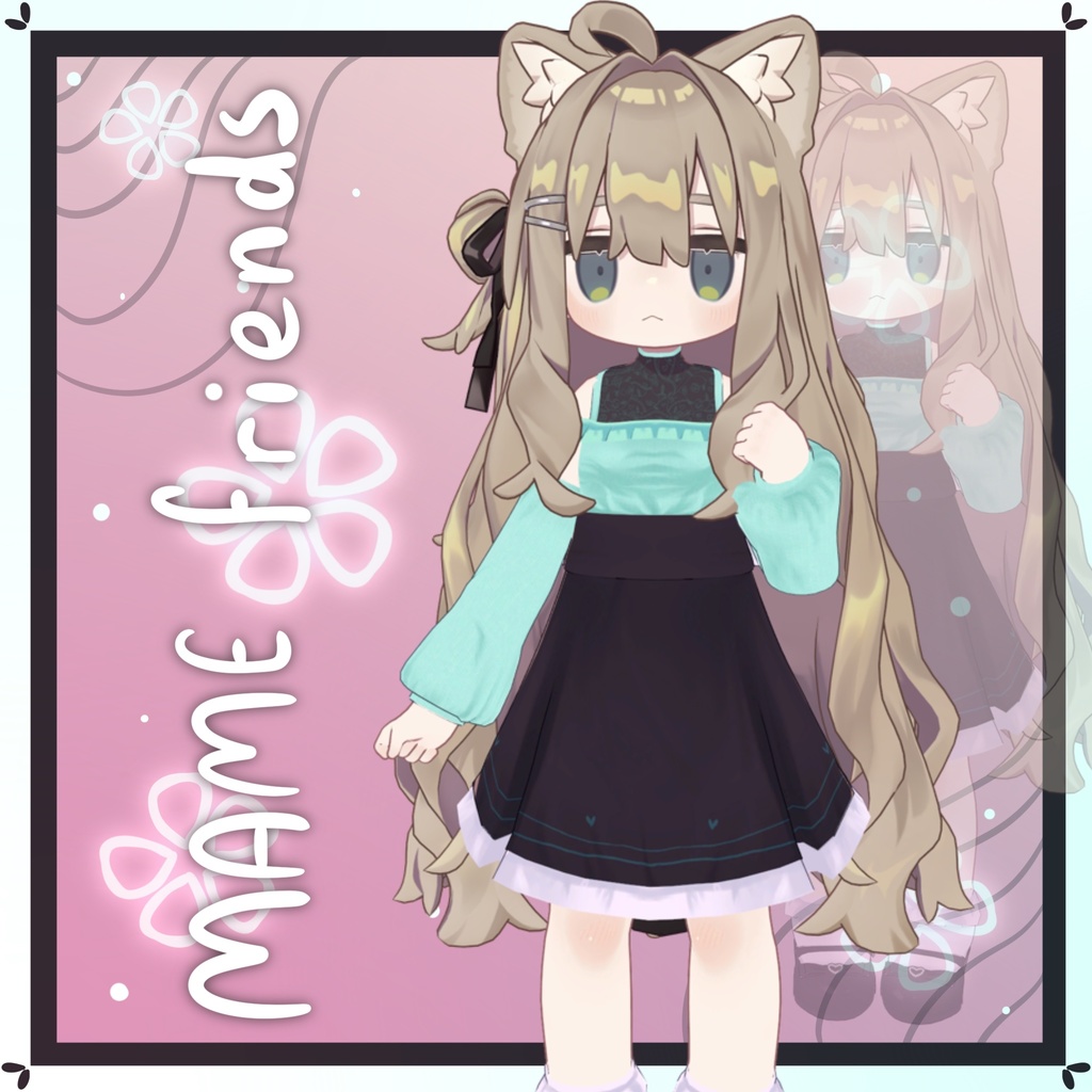 Angel Jirai Outfit for 7 avatars