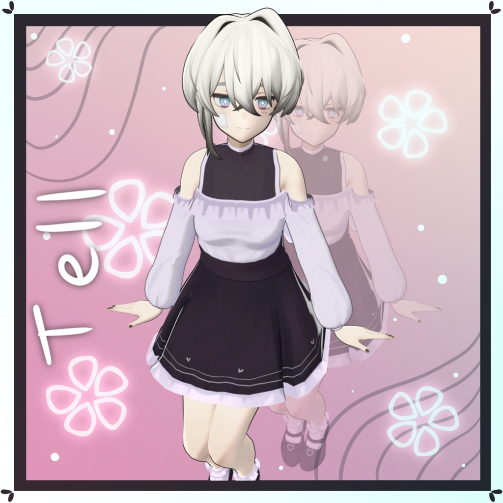 Angel Jirai Outfit for 7 avatars