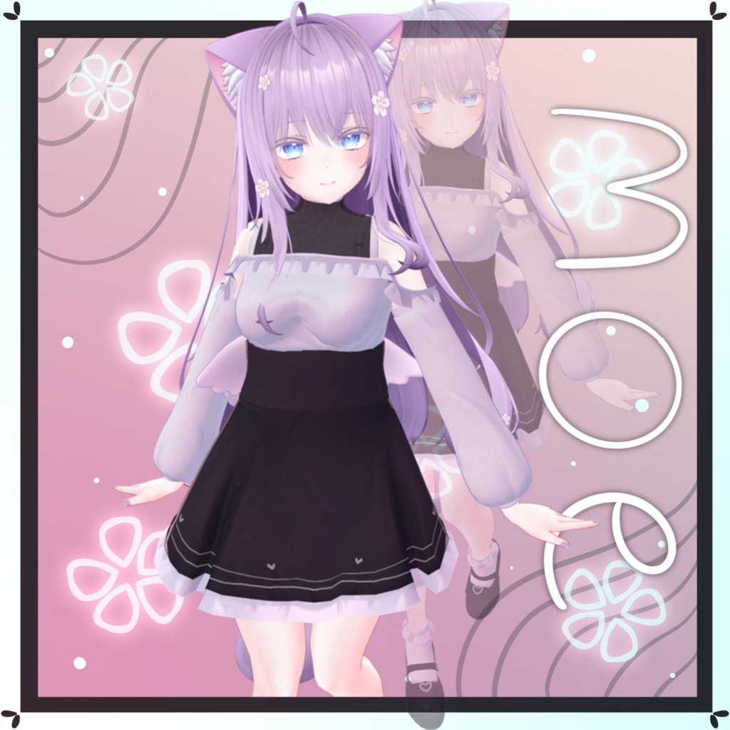 Angel Jirai Outfit for 7 avatars