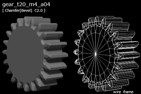 歯車 枚歯 の3d素材 Sensibility Booth