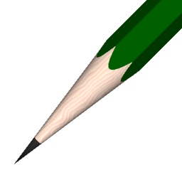 鉛筆のイメージ素材(pngデータ素材)