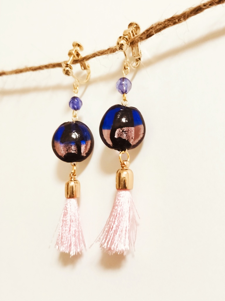 【イヤリング】黎明【ハンドメイド】