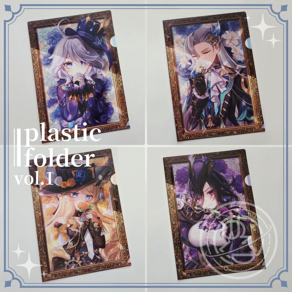 【原神/非公式】A4クリアファイル vol.1 / 全4種