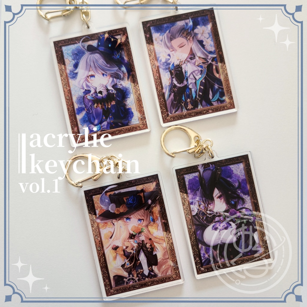 【原神/非公式】アクリルキーホルダー vol.1 / 全4種