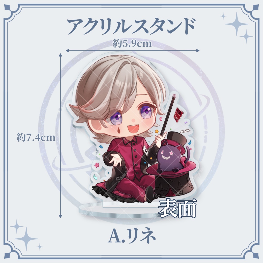 【原神/非公式】アクリルスタンド vol.1 / 全4種