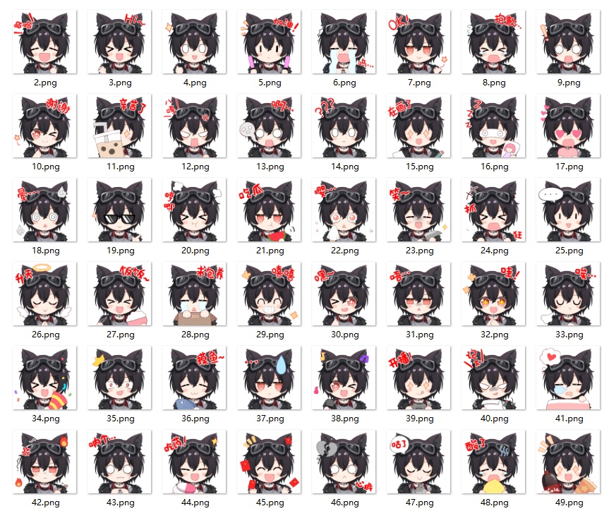 量産型Live2Dカラス/Live2d model-raven