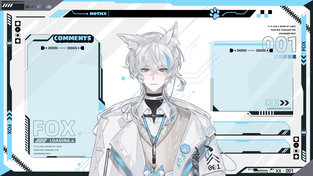 量産型Live2D Model-テクノ機能風少年/Techno-functional Boy