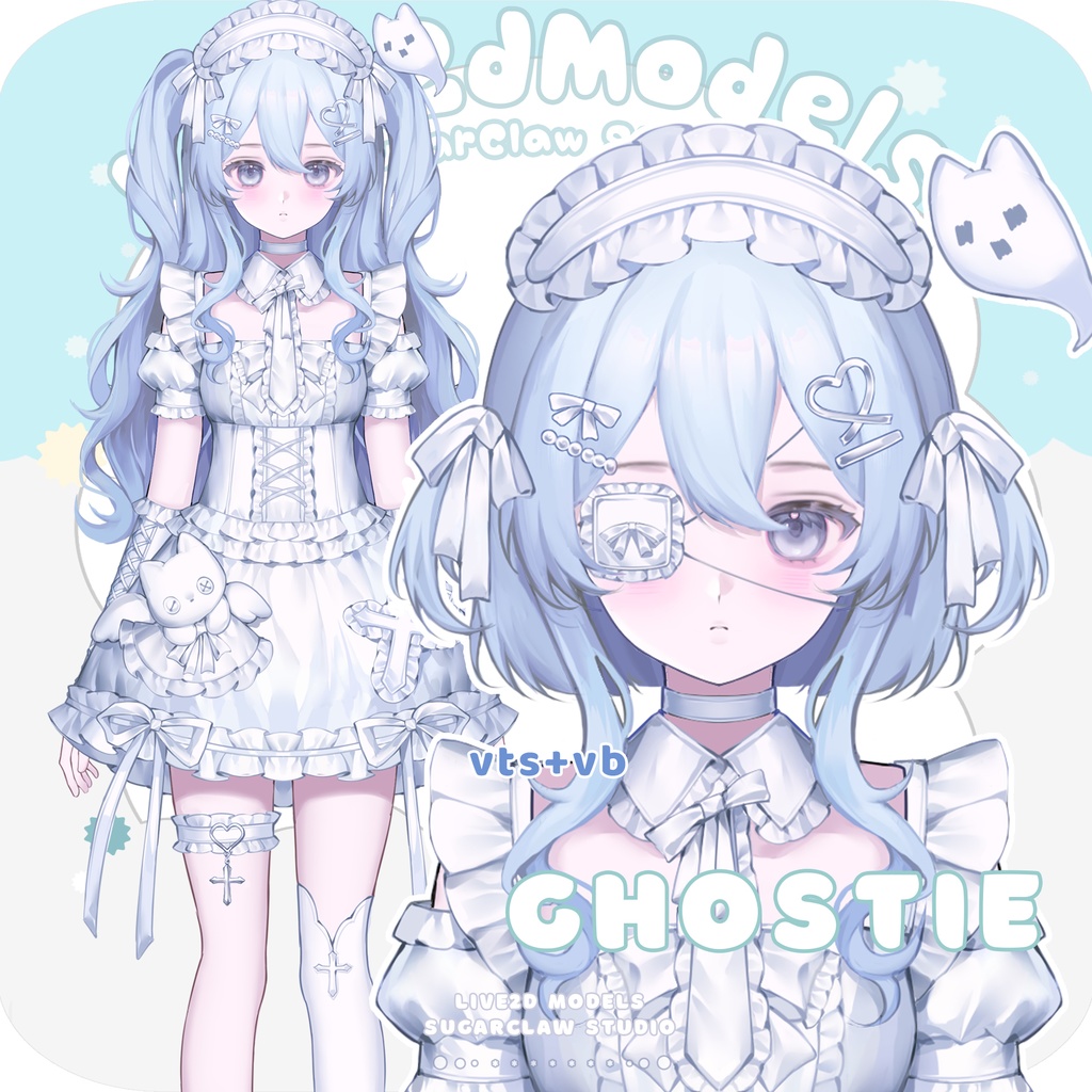 【Live2D Model/live2dモデル】👻Ghostie👻