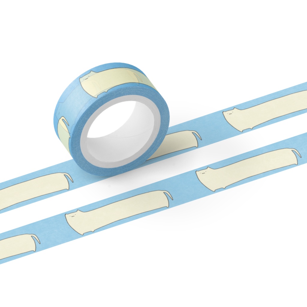 ながいねこのマスキングテープ