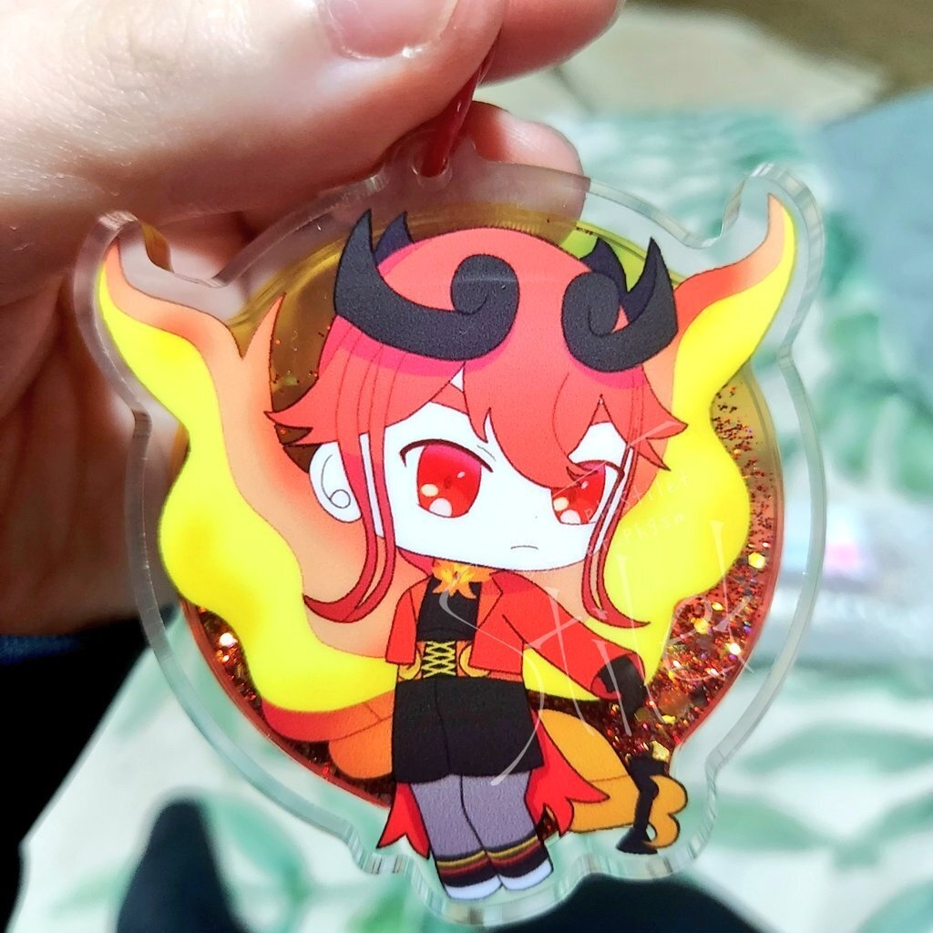 メガポラリスグリッターオイルアクキー