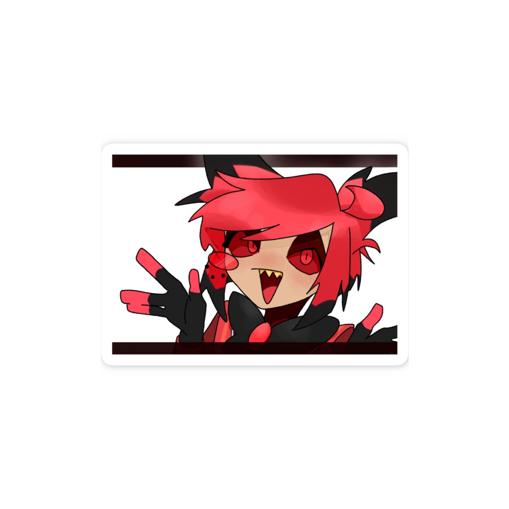 Alastor スマホステッカー