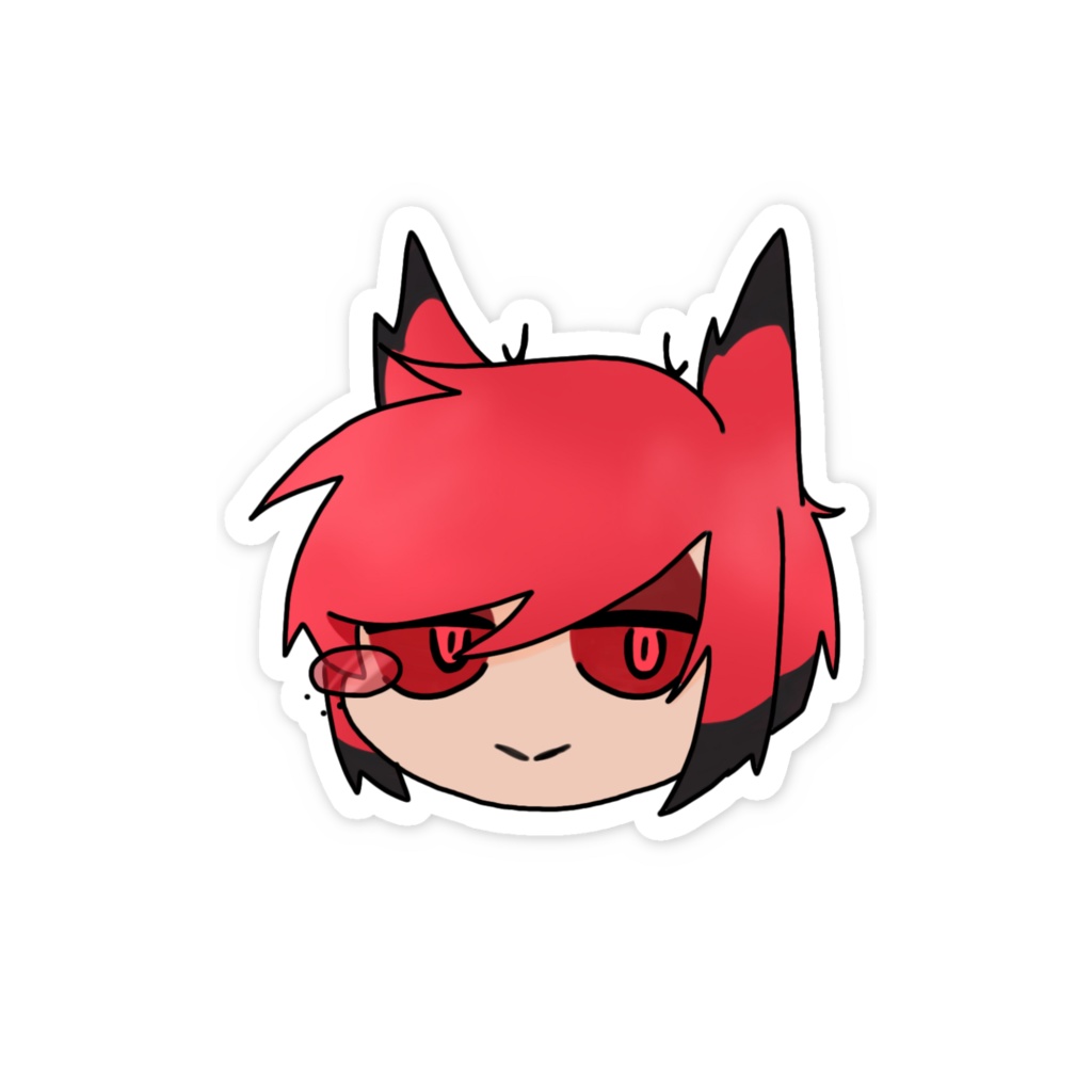 Alastor スマホステッカー