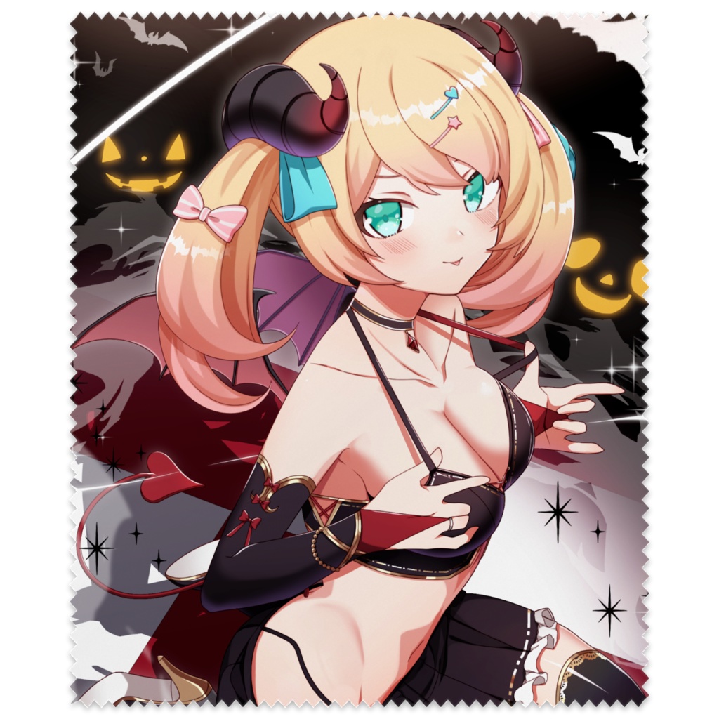 桃使なななメガネ拭きハロウィンver