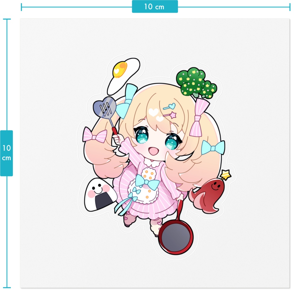 桃使なななステッカー