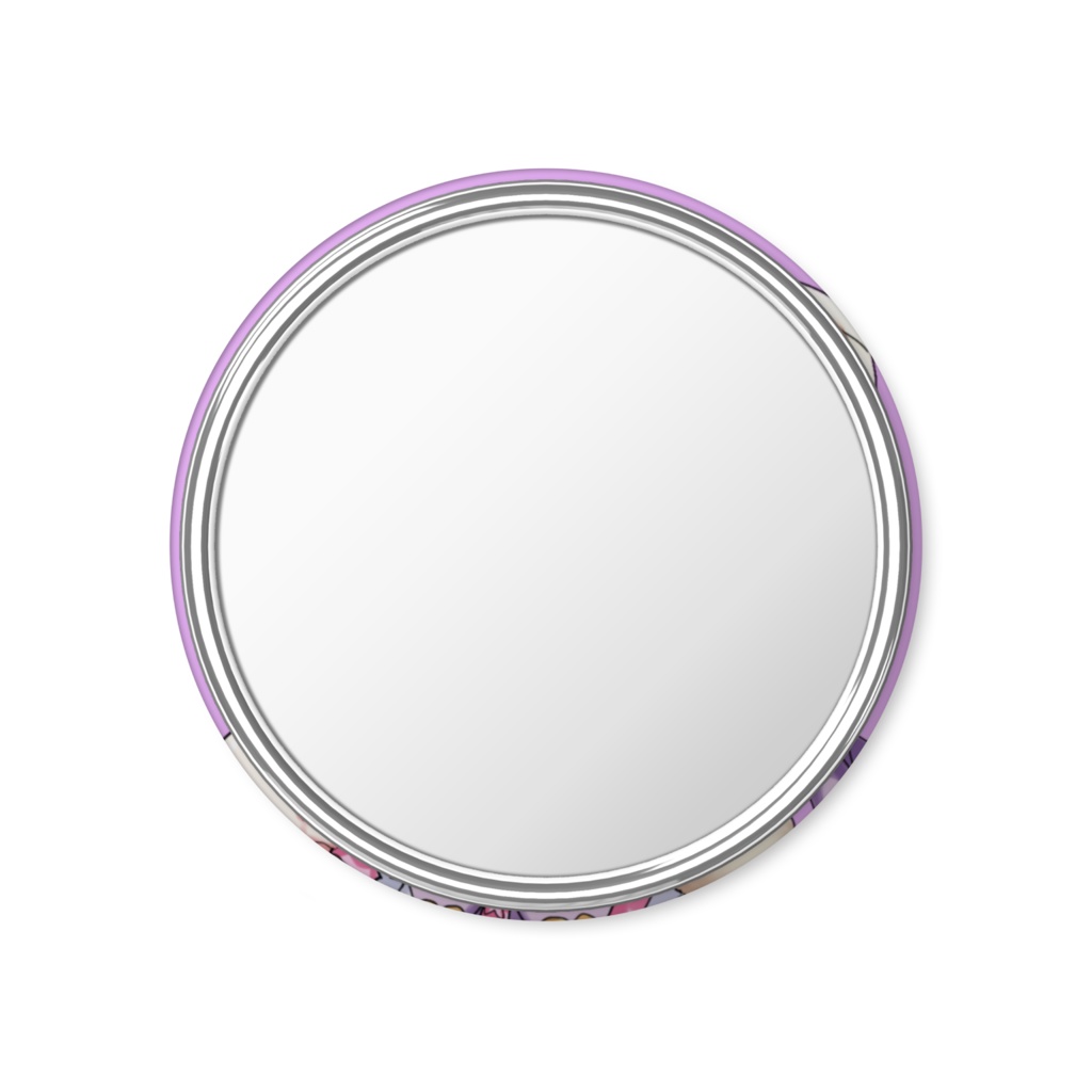 【3周年記念】デジタルサイン入り缶ミラー【桃使ななな】