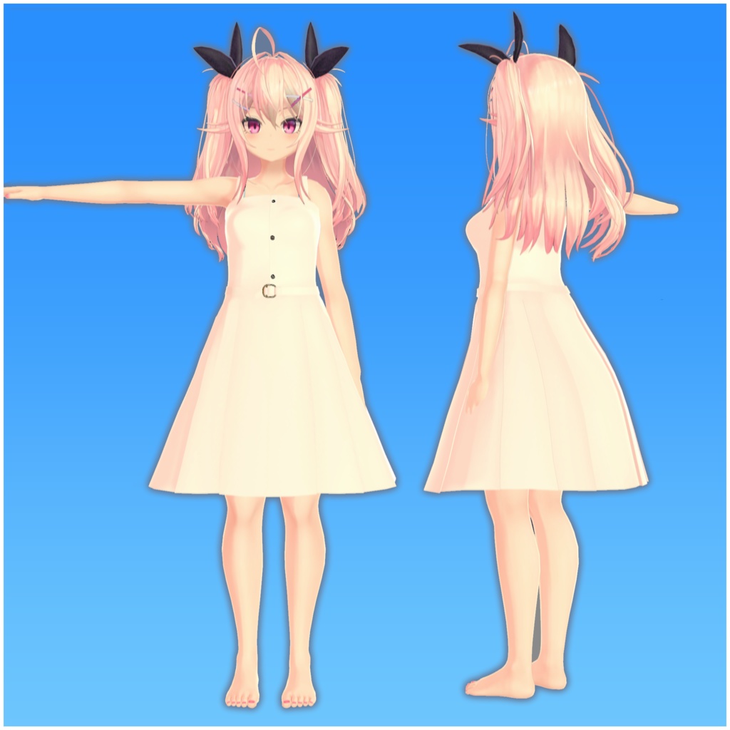 【イヨ用】白色ワンピース