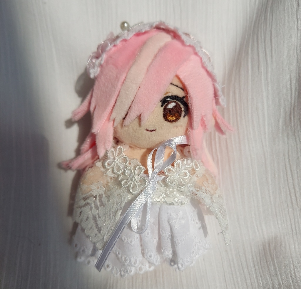 【自作ぬいぐるみ】花色恋守【花童楼mini】服付き