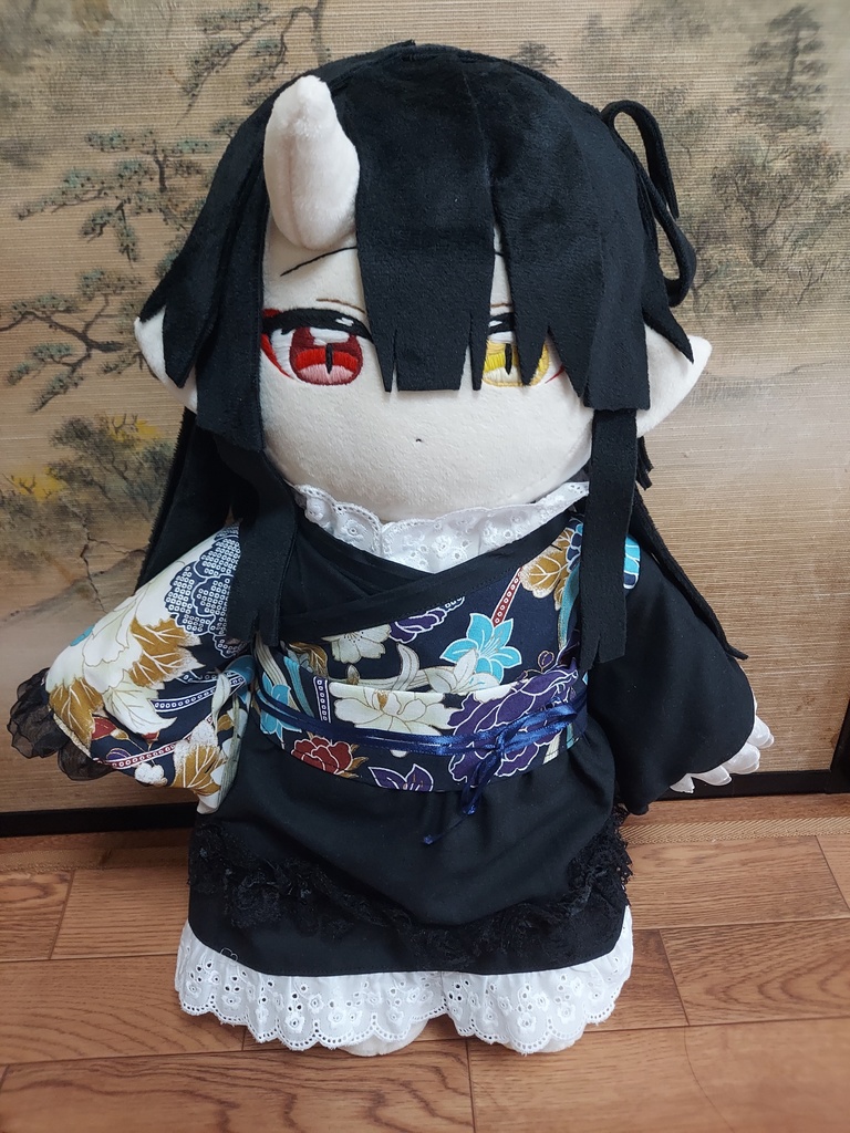 【花童楼】自作ぬいぐるみ【侘椿】