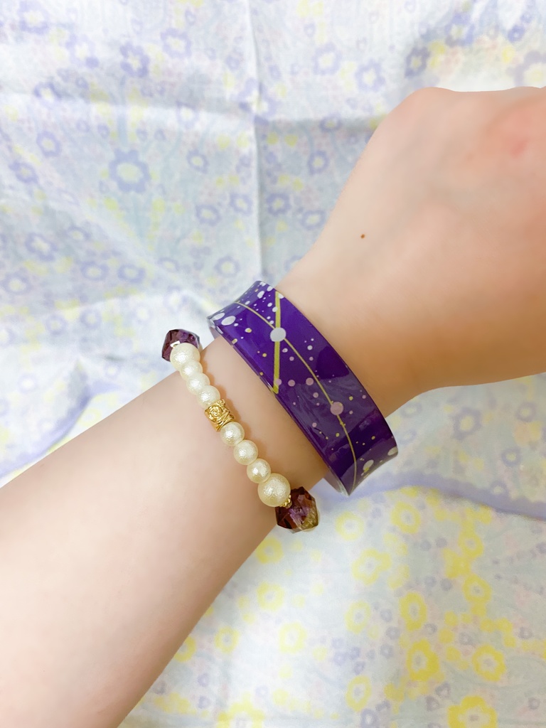 114ヨーヨー柄バングル