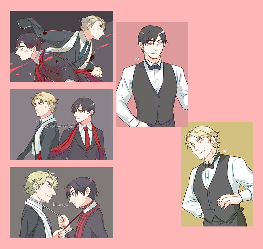 pioggiaポストカードセットｰジェラルドとアロルドｰ