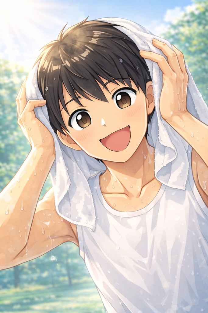 【豊川くんIP】スポーツ男子・50枚プレミアムパック Vol.2:バレー・テニス・日常。1mmの回復を、あなたの日常に