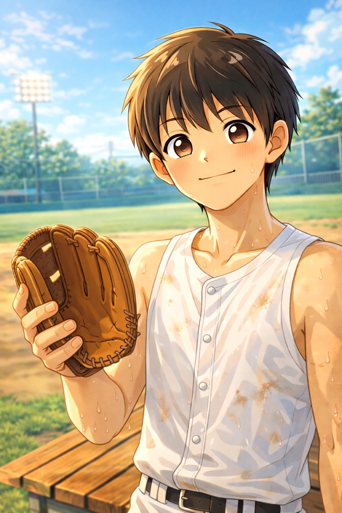 【豊川くんIP】スポーツ男子・50枚プレミアムパック Vol.3:野球・陸上・日常