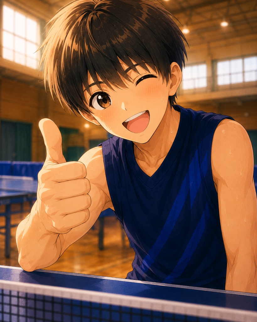 【豊川くんIP】スポーツ男子・50枚プレミアムパック Vol.4:バドミントン・卓球・特別先行競パン
