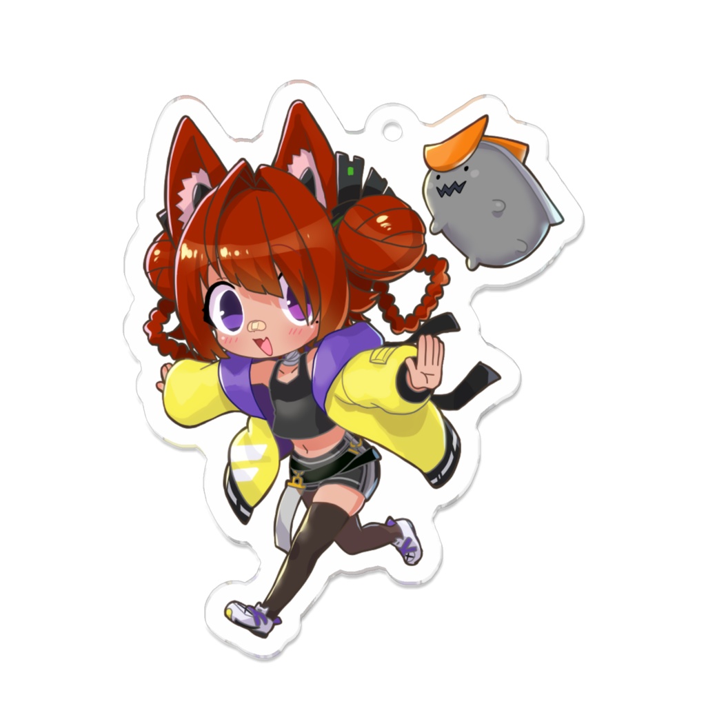 かみトルズのアクリルキーホルダー