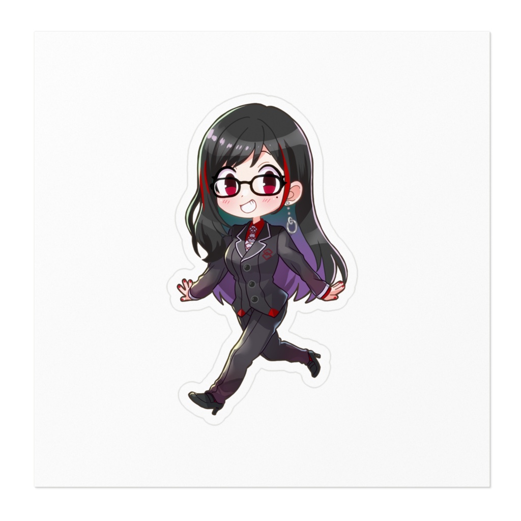 マネちゃんのステッカー