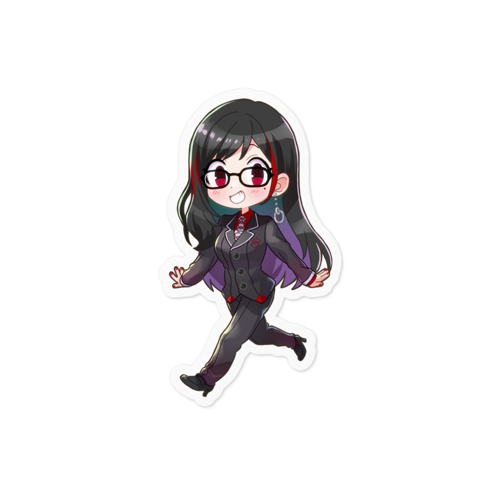 マネちゃんのステッカー